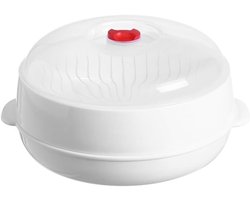Stoomkoker voor Groenten met Deksel, Magnetron Stoomkoker voor Rijst en Bao Bollen,…