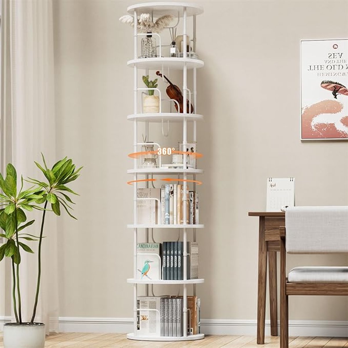 Kast - Wit - 45x45x193 cm - Arqam
