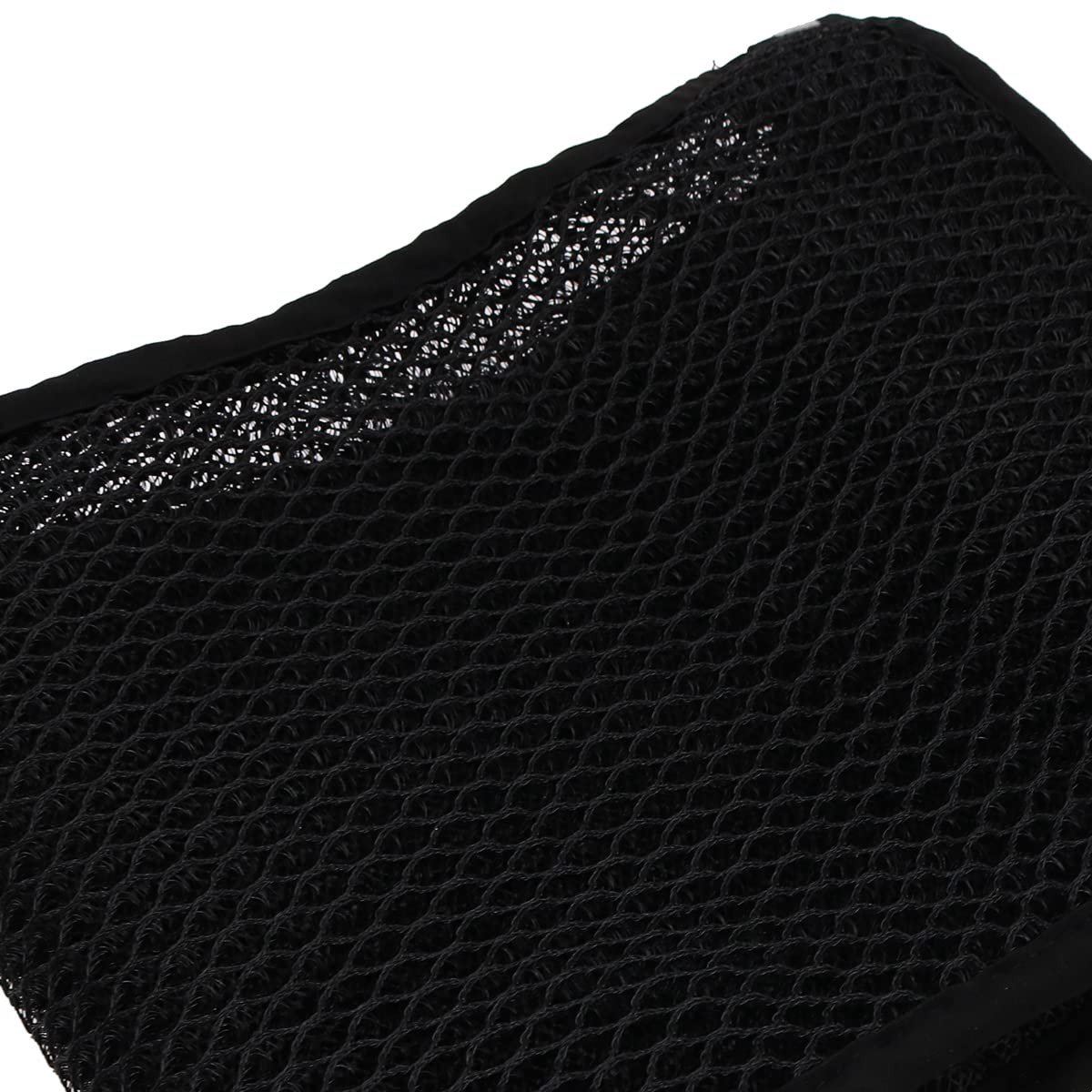 Winkel1 - Motorzitting Hoezen - Universele Ademend Kussen - Antislip en Beschermend - Zwart - Koel en Sneldrogend - Geschikt voor Motoren - 36x63cm