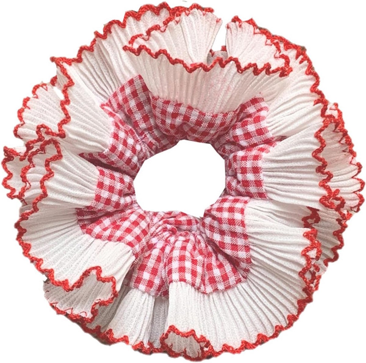 Oversized Haar Scrunchies met Meerdere Lagen van Kant - Elastische Haaraccessoires voor Dames, Perfecte Haarversieringen en Haarbanden