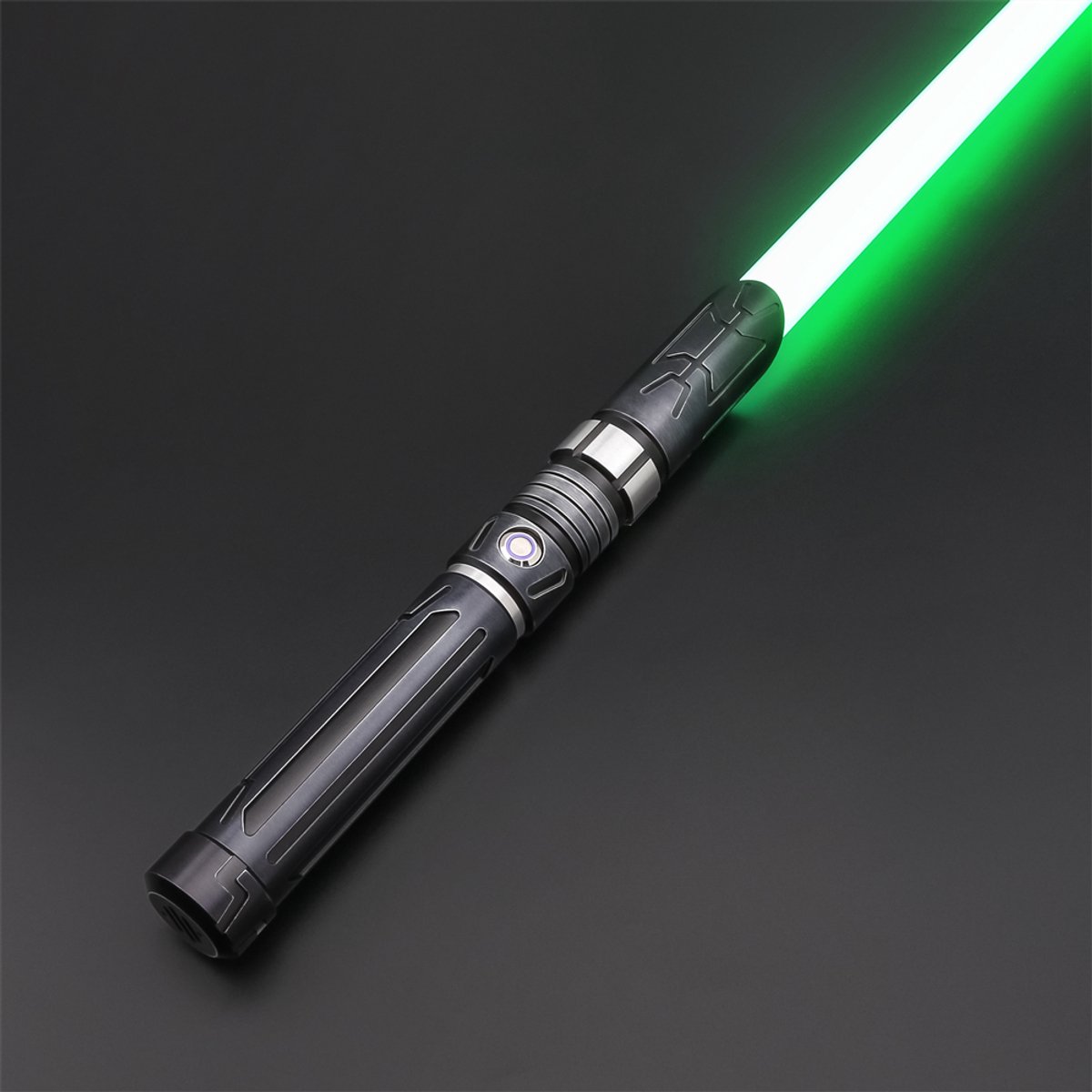 Raddsaber Star Wars Lightsaber KOBALT NEW GEN! 2026 - Zilver - Stalen Lichtzwaard - (RGB S16) Kleuren - Flash on clash - Zwaai geluid - ignition Effects/beweging