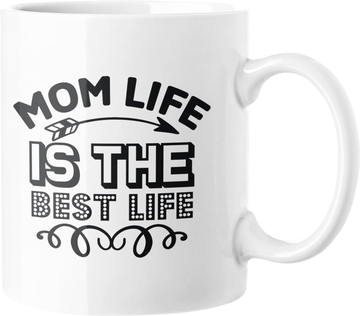 Moeder Leven Koffiemok - Het Beste Leven Ooit Moederdag Cadeau - Keramische 11oz Thee Mok