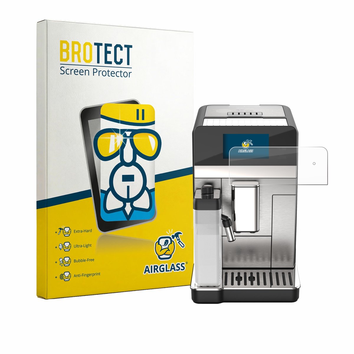 Screenprotector voor DeLonghi Eletta Ultra 2026 Beschermglas transparant