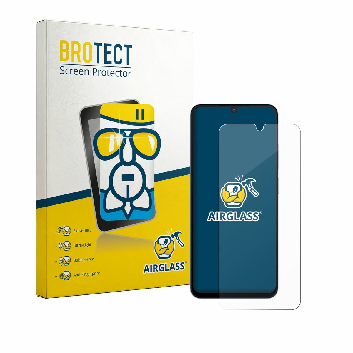 Screenprotector voor Xiaomi Poco C81x Beschermglas transparant