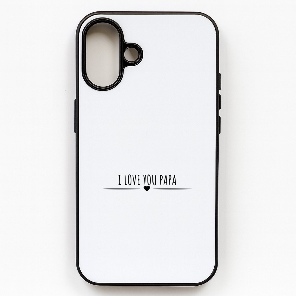 Hacebo® - I love you papa telefoonhoesje - Papa - cadeau papa - telefoonhoesjes - Vaderdag - Leuk cadeau voor je papa om te geven - verjaardag papa - hoesje geschikt voor iPhone 16