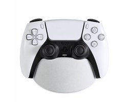 PS5 Controller Standaard DualSense Houder - Minimalistisch Design - Witte Bureau Organizer Voor Gaming Setup - Compact En Ruimtebesparend - Perfecte Pasvorm Voor PlayStation 5 Controller - Wit