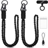 Cordon paracorde Heavy Duty – Lanière porte-clés – Cordon téléphonique universel/chaîne téléphonique – Lanière – Support pour carte/clés – Lanière de téléphone/mobile – Lanière – Collier porte-carte d'identité