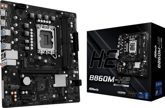 ASRock B860M-H2 B860 LGA 1851 (Socket V1) micro ATX
