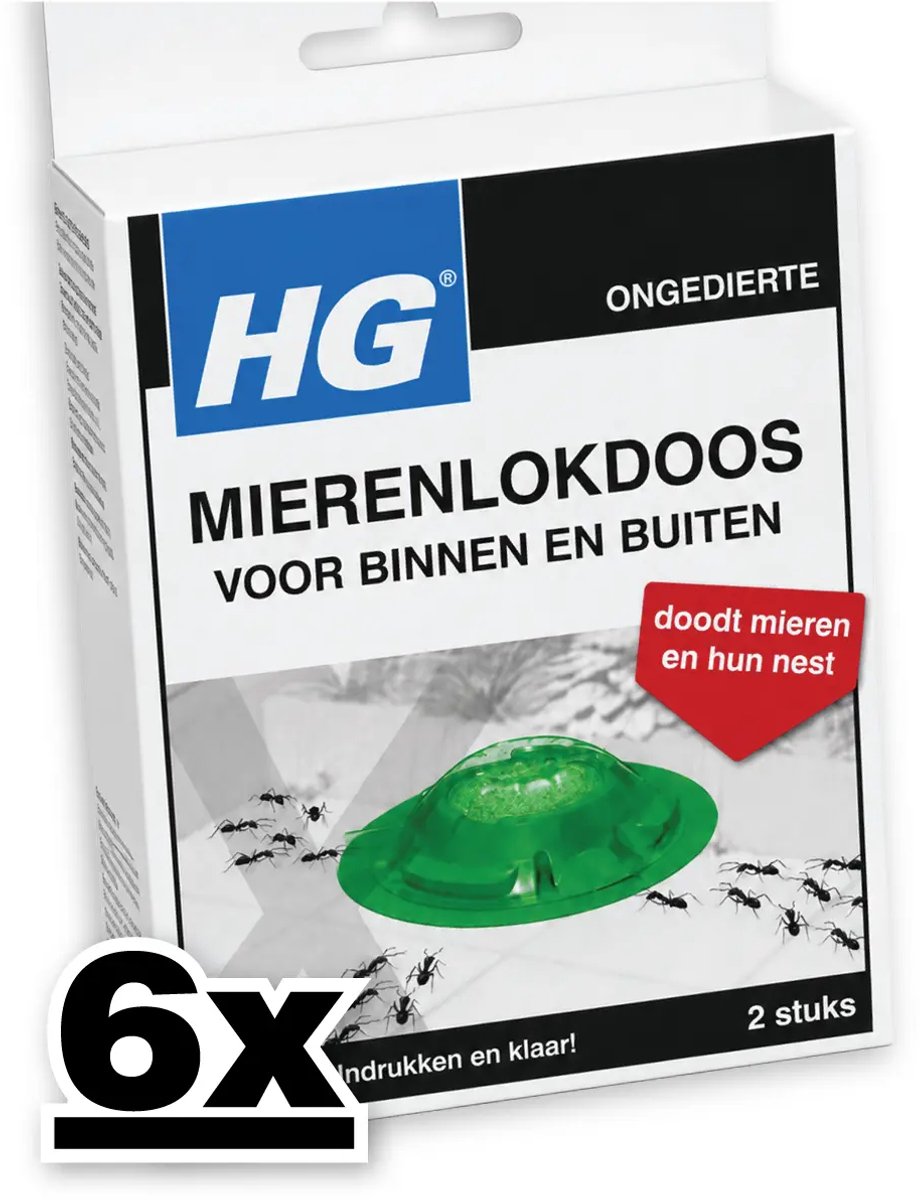 6x HG X Mierenlokdoos 2 stuks