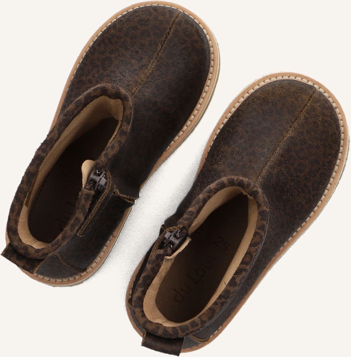 Du Loua Du Lenny Boots Meisjes - Bruin - Maat 28