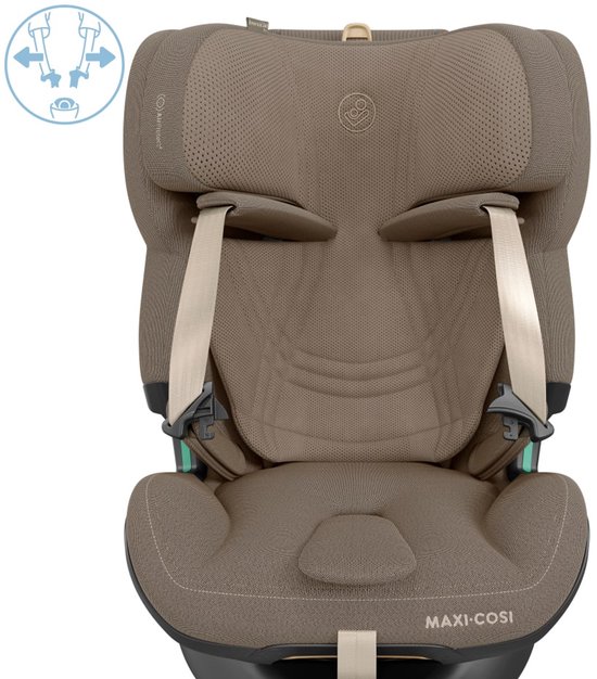 Maxi-Cosi Emerald 360 Pro - Autostoel - Authentic Truffle - Vanaf de geboorte tot 12 jaar van Merkloos — afbeelding 3