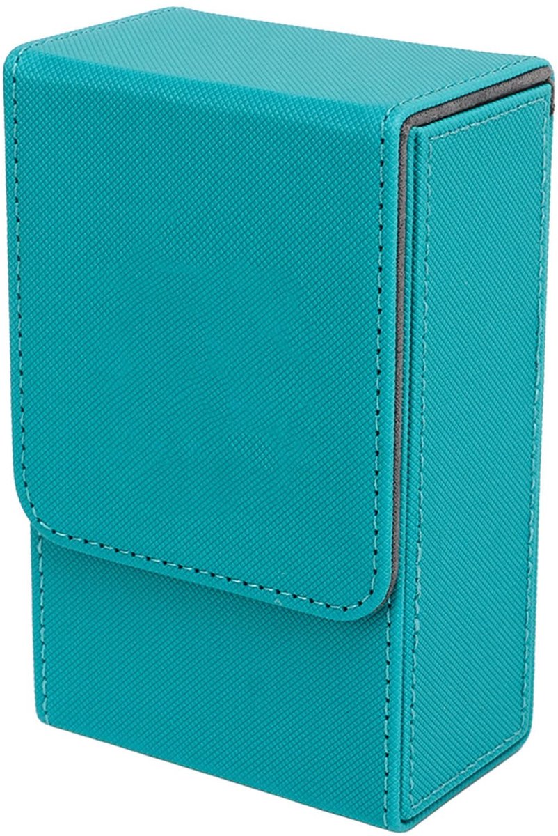 Jhubersproducts - Tarot Kaartopbergdoos - Compact en Waterdicht - Blauw Groen PU Leer - Ideaal voor Tarotkaarten - Handige Opberging - Geschikt voor T