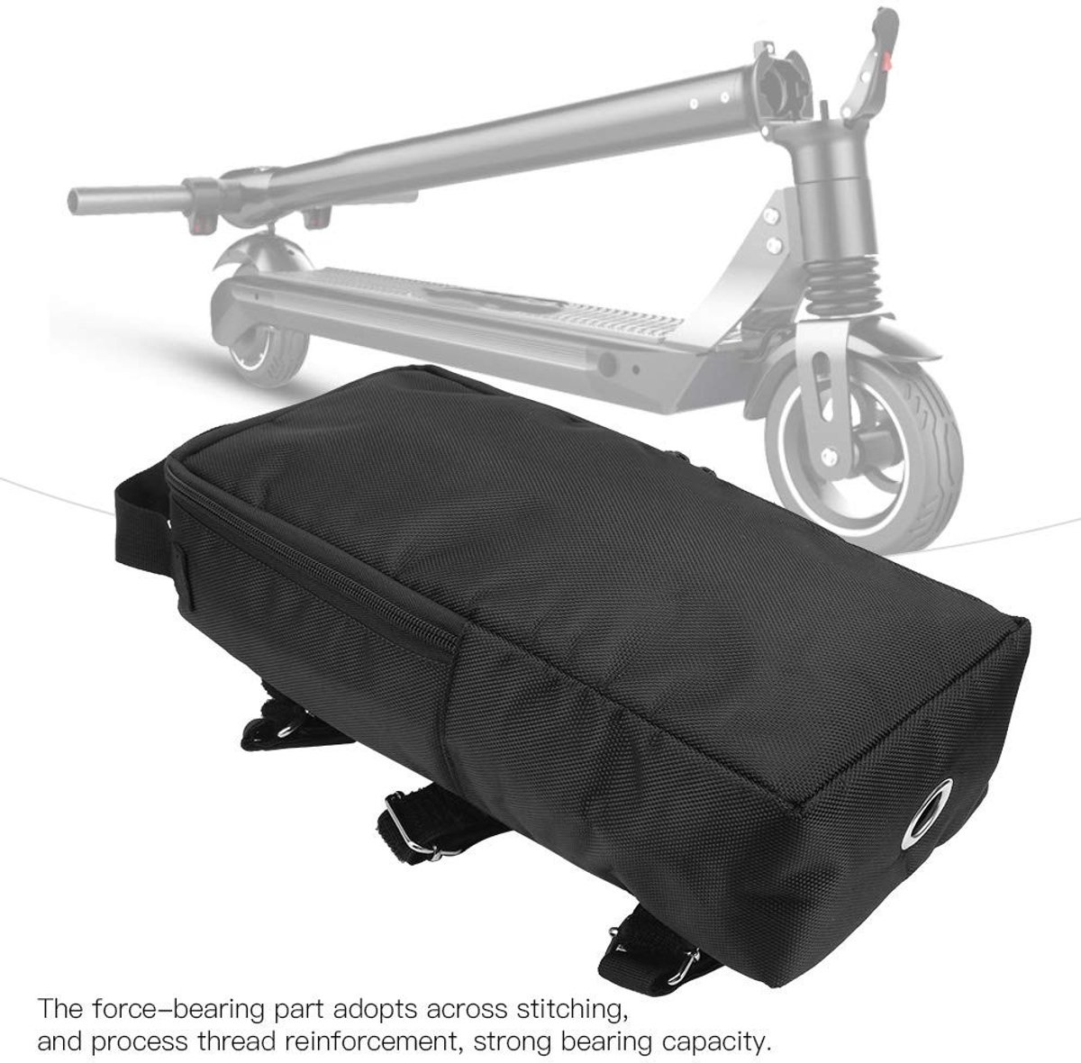 Jhubersproducts - Batterijtas voor Elektrische Scooters - Handige accutas - Polyester met dubbele ritssluiting - Lichtgewicht en stevig - Geschikt voo