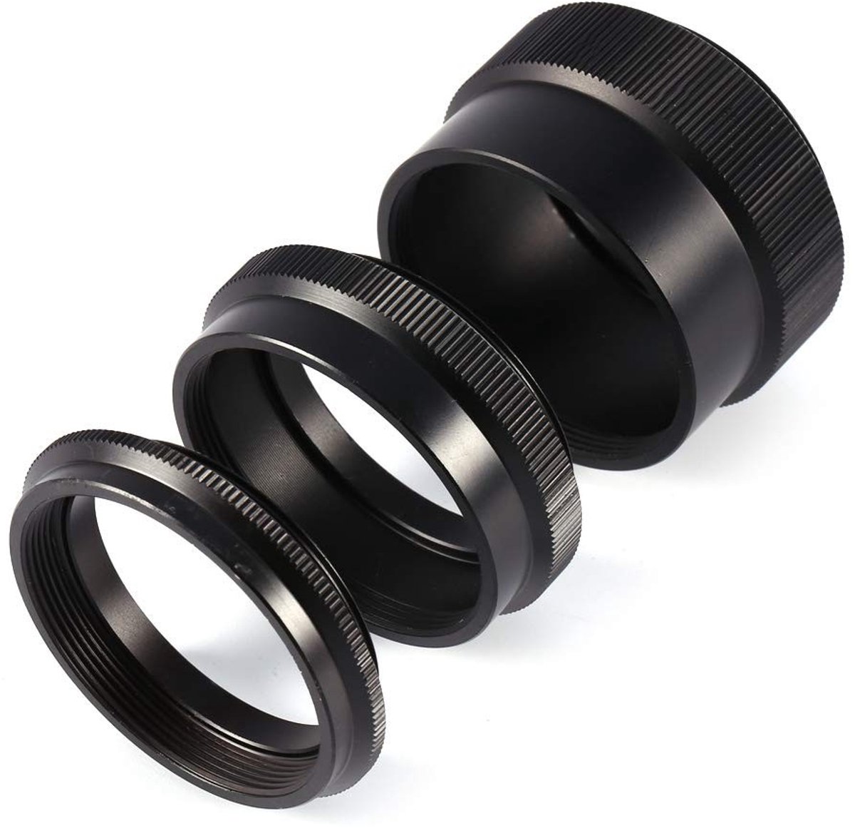 Jhubersproducts - M42 Extension Tube Set - Macro Fotografie - Behoud Optische Kwaliteit - 42mm - Close Up Ring - Geschikt voor Digitale - 3 Tubes