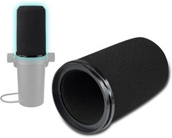 Verbeterde Popfilter voor Microfoons, Beschermende Schuimhoes en Windscherm voor Shure SM7B/SM7dB - Ideaal voor Geluidsopnames en Podcasting
