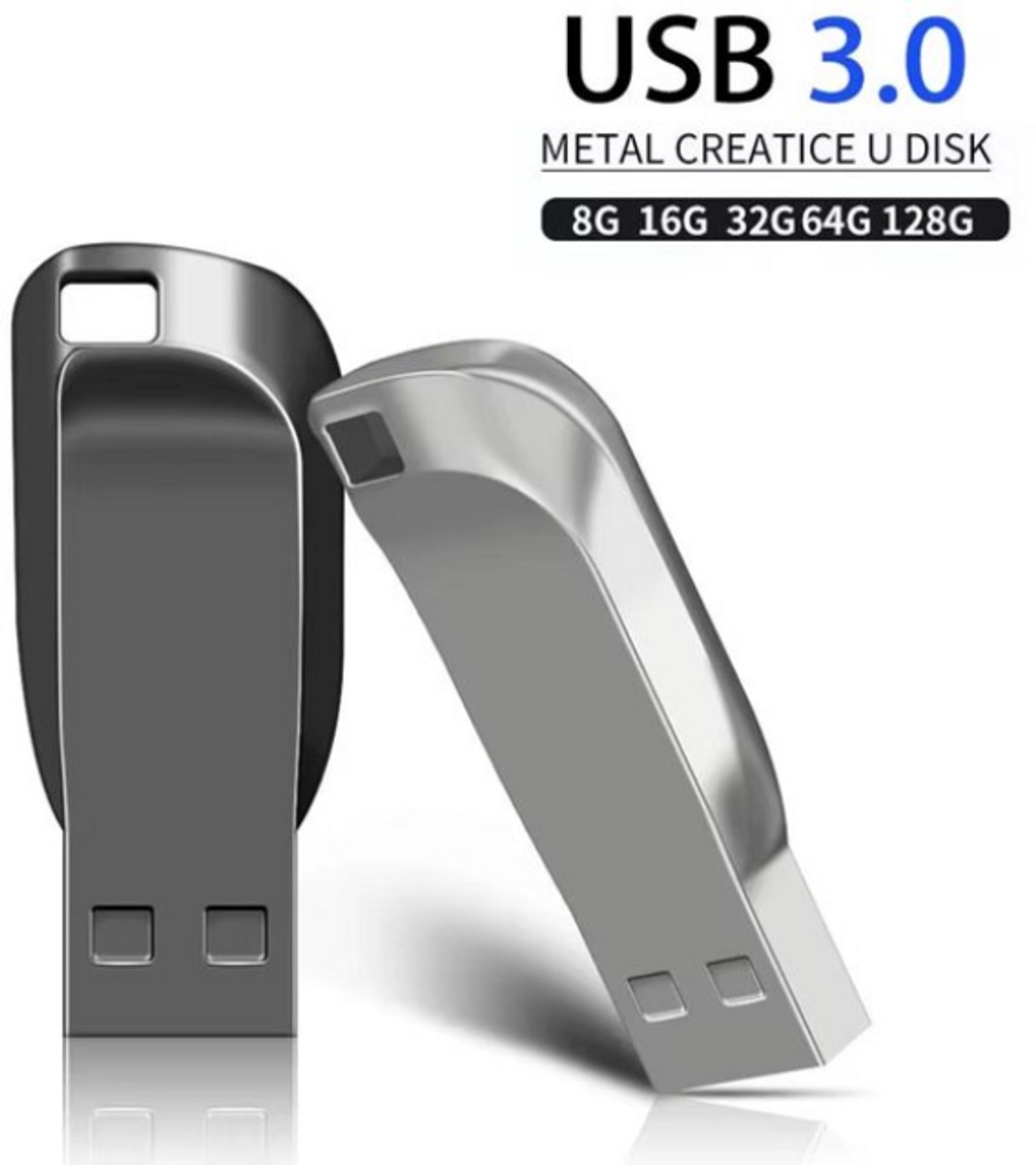 USB Stick 128GB – USB 3.0 Geheugenstick – Snelle Flash Drive – USB Stick voor Laptop, Auto, TV & PC – USB Stick 128 GB Opslag