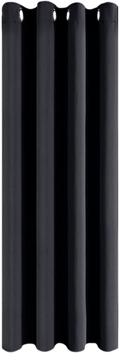 HEZIVO® Isolerende Gordijnen - Verduisterend - Thermisch - Kant en Klaar - 140 x 210 cm - Zwart