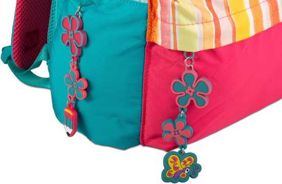 Diddl - sac à dos - compartiment principal spacieux avec poche avant et fermeture éclair - rose