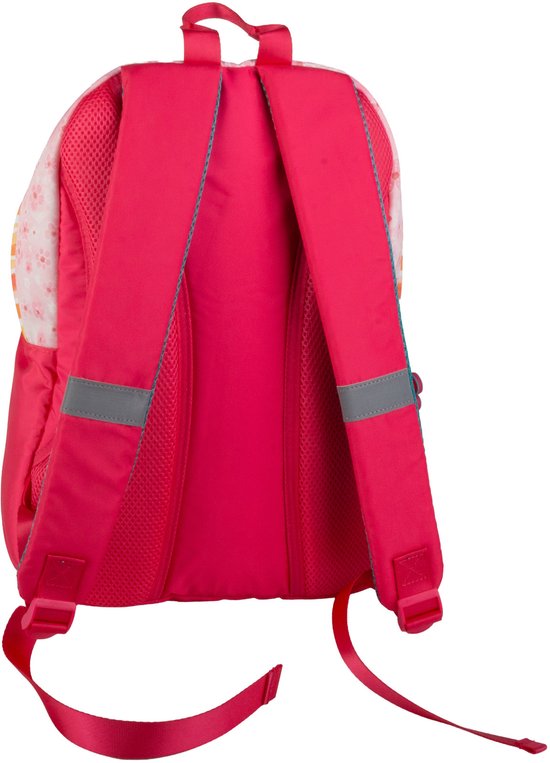 Diddl - sac à dos - compartiment principal spacieux avec poche avant et fermeture éclair - rose