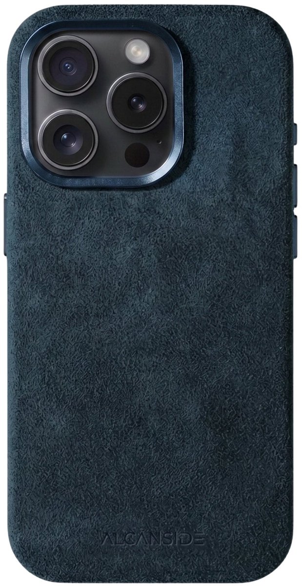 iPhone 16 Pro - Alcantara Case - Navy Blue