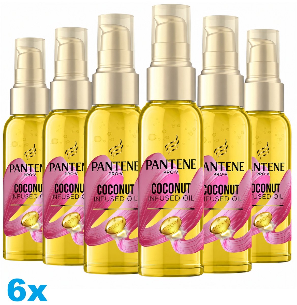 Pantene PRO-V Coconut Infused Oil - 6 x 100 ml
