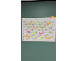 OptiYear schooljaarkalender 2026-2027 Maat: A1 (h 59.4 x b 84.1 cm)