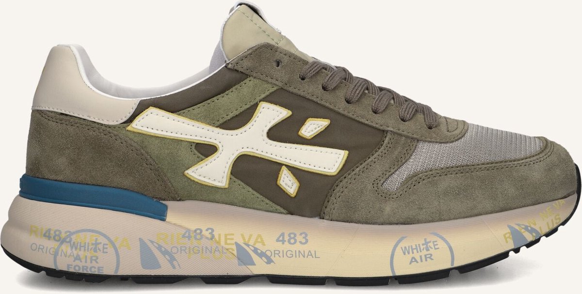 Premiata Mick Sneakers - Suède - Heren - Groen - Maat 46