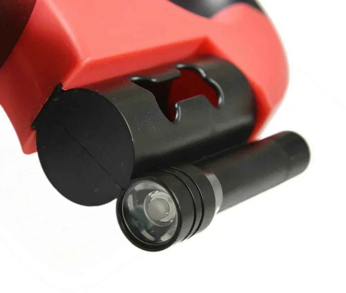 Casa Living Dubbele Hondenriem - Intrekbaar 3 Meter - LED Verlichting - Anti-Klit Systeem - Voor 2 Honden - Kunststof & Nylon - Zwart thumbnail 4