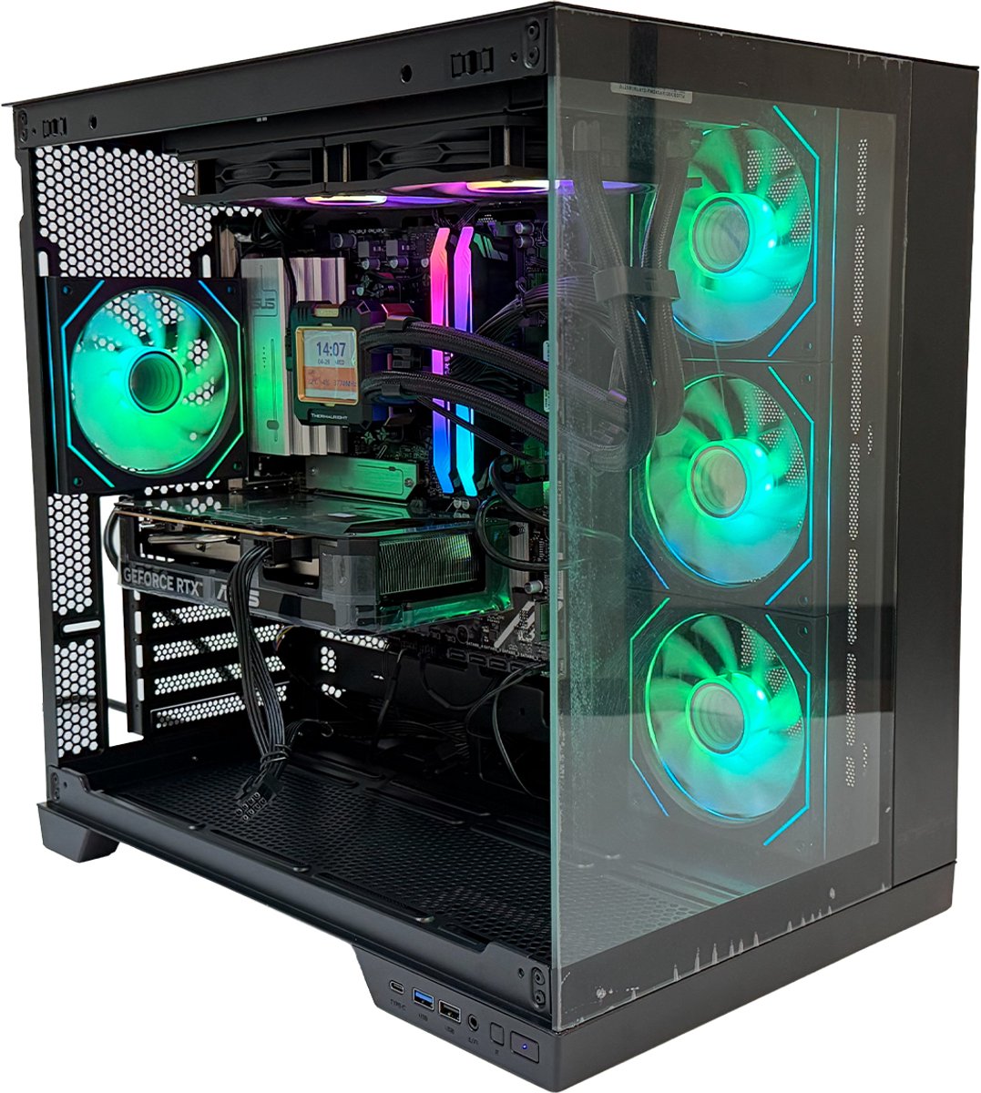 Azoth – Powered by ASUS / MANTIS-5060Ti / AMD Ryzen 5 9500F TRAY / ASUS DUAL GeForce RTX 5060Ti OC 8GB / 32GB RAM / 1TB M.2 SSD Gaming PC