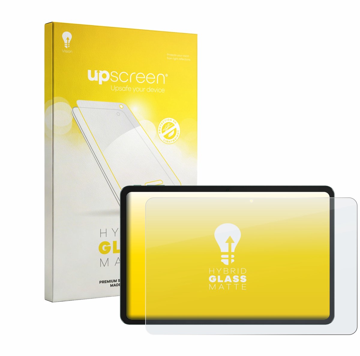 upscreen - Screenprotector voor Tecno MEGAPAD 2 - Folie Beschermfolie Beschermglas matte