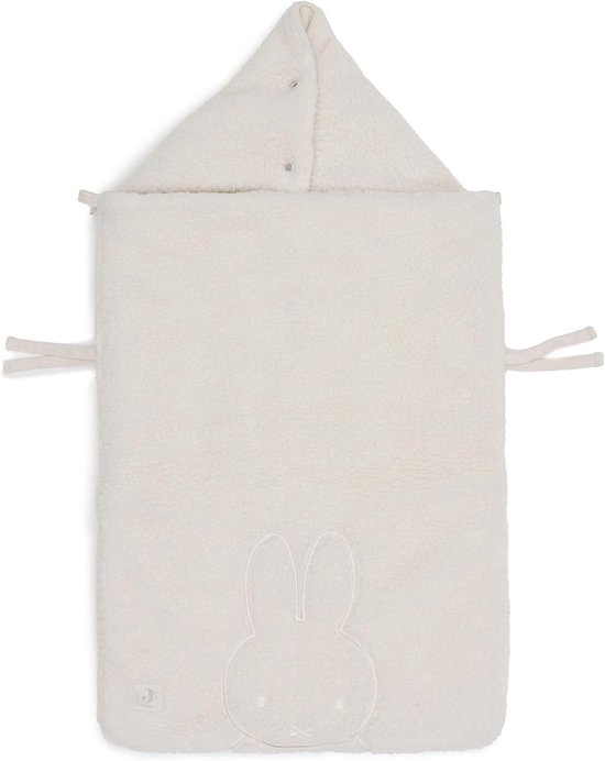 Baby Voetenzak - Wandelwagenzak Kinderwagen - Warmte Buiten - Teddy Voering - 42 x 82 cm - Oatmeal — afbeelding 2