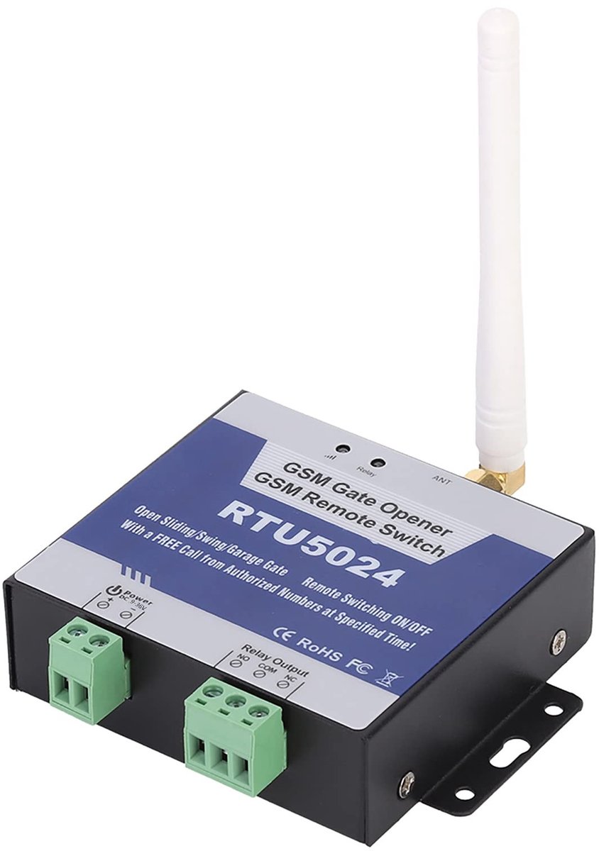 Dailygoods - GSM Poortopener - Draadloze Deuropener - Programmeerbare Relaisfunctie - Upgrade versie RTU5024 - Veiligheid en Gebruiksgemak - Geschikt