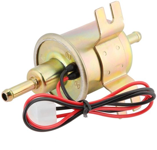 Dailygoods - Lage Druk Elektrische Brandstofpomp - 70L per uur - Universele Inline Benzinepomp - 12V Installatiekit - HEP-02A - Ideaal voor voertuigen — afbeelding 3