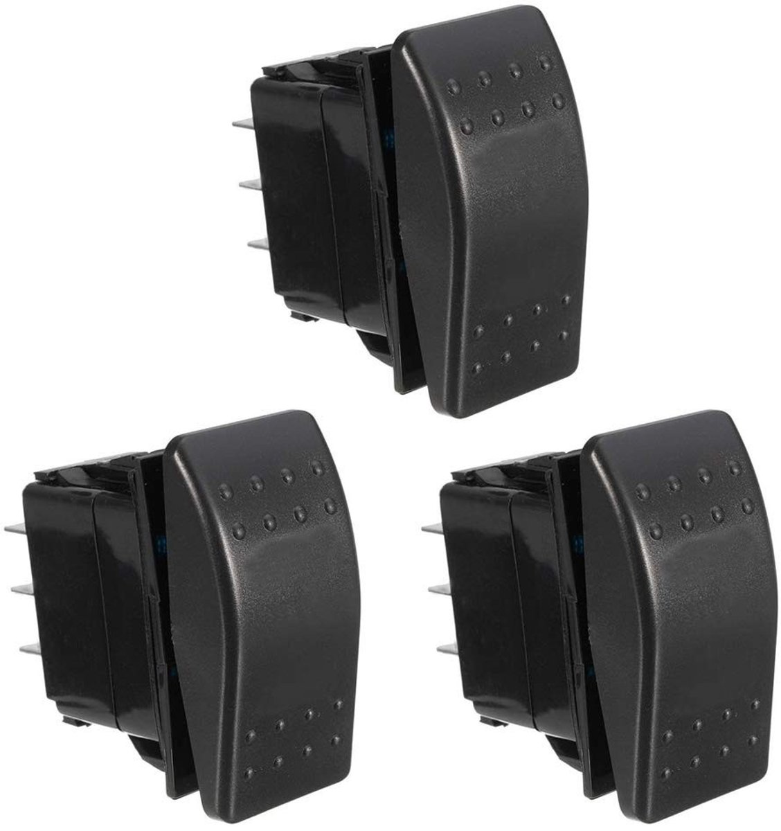 Dailygoods - Torque Switch - DPDT Rocker Schakelaar - LED Indicator - 12V 20A 24V 10A - Duurzaam - Eenvoudige installatie
