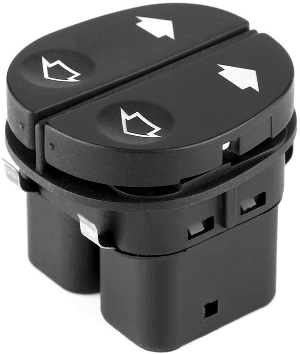 Dailygoods - Autoruit Schakelaar - Elektrische Raammechanisme - Geschikt voor Ford KA Fusion MK6 - Kleur zwart - Vervangend onderdeel - Compatibel met