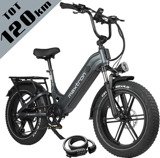 Elektrische Fatbike 20 inch Vankel Camel 250W 48V 18Ah 120 km Actieradius Shimano 7 versnellingen Hydraulische schijfremmen