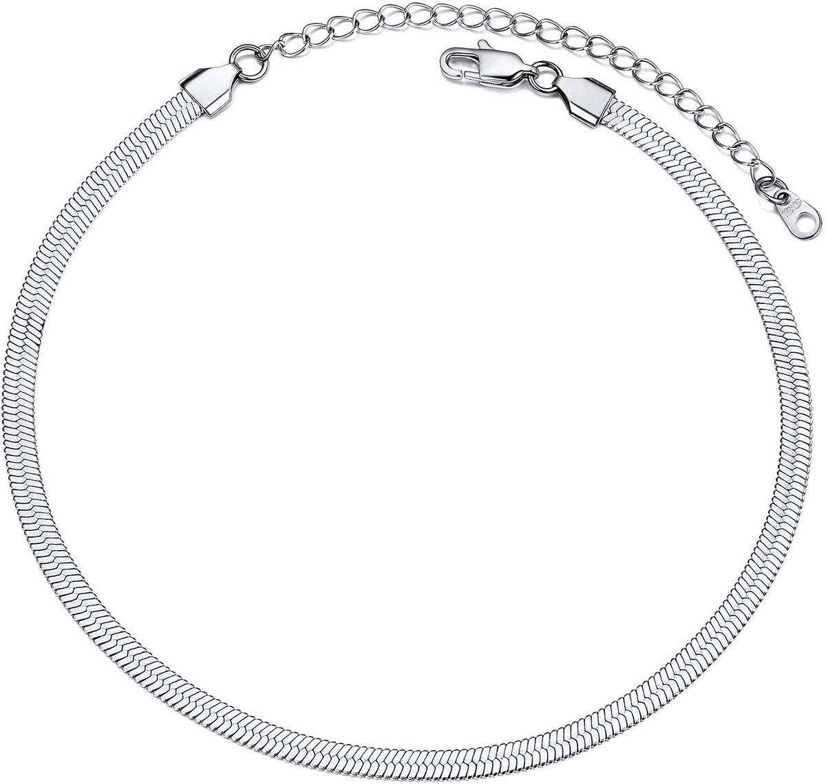 Vlemico - Ketting Dames - Roestvrij Staal - Verstelbaar 46+9 cm - Populair Design - Perfect voor Elke Gelegenheid - Stijlvolle Accessoire
