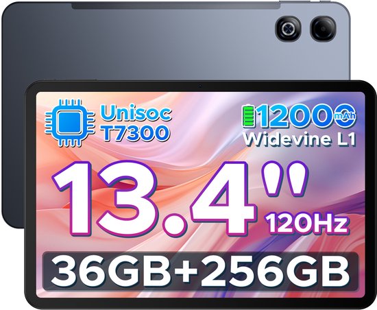 DOOGEE U13 Pro - Tablet - 36GB RAM (6+30GB) + 256GB ROM (2TB/TF