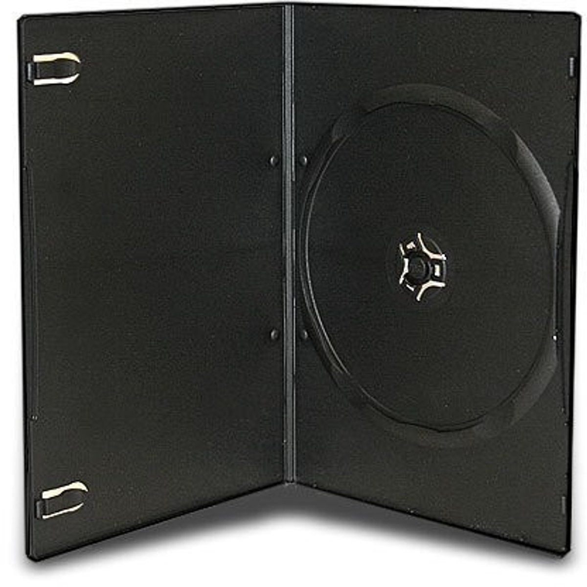 Jhubersproducts - DVD/CD/Blu-Ray Hoezen - Bescherming voor Media - 100 Stuks - Zwarte Hoezen - Hoge kwaliteit - Ideaal voor archivering - Geschikt voo