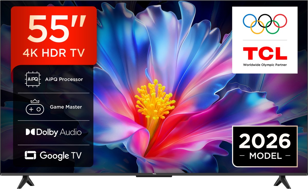 TCL 55P6L - 55 inch - 4K QLED - 2026 - Smart TV