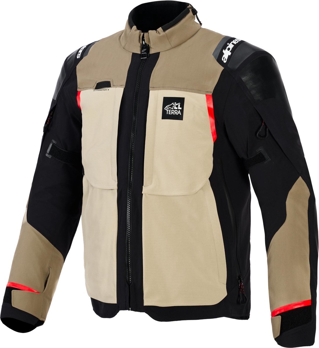 Alpinestars Andes Pro Drystar XF waterdichte motorfiets textieljas -
