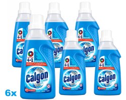 Calgon Power Gel – Wasmachine Reiniger & Anti-Kalk – 6 x 750ml – 90 Wasbeurten