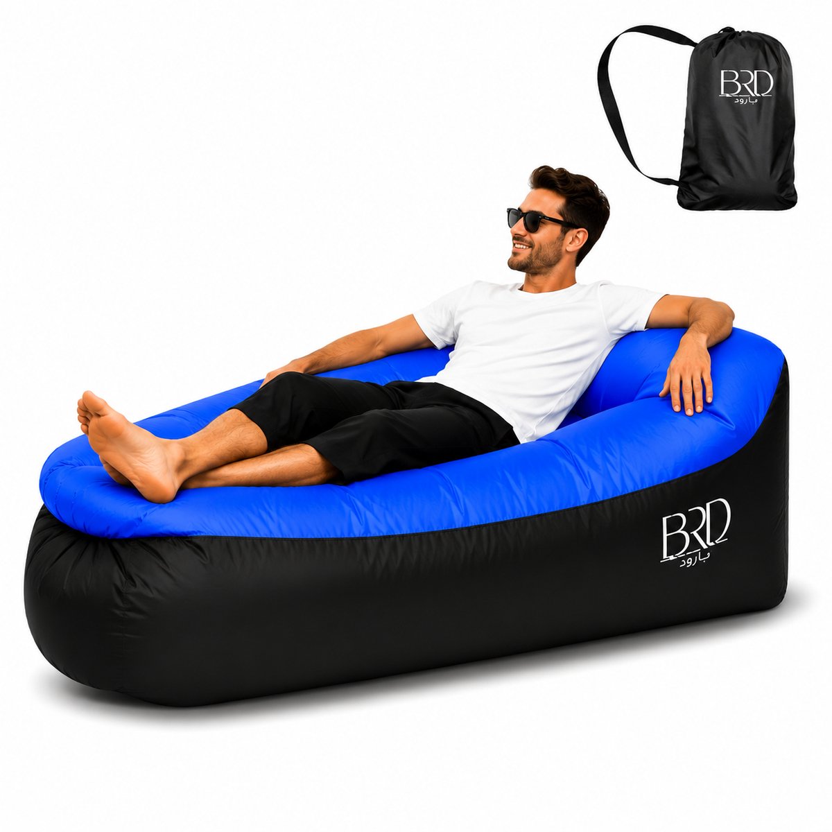BRD® Opblaasbare Sofa Kobalt Blauw - Outdoor Lounge - Camping