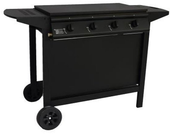 Gasbarbecue - GRILL GARDEN - Zwart - 4 branders - Met beschermkap - Piëzo-elektrische ontsteking van Merkloos — afbeelding 2