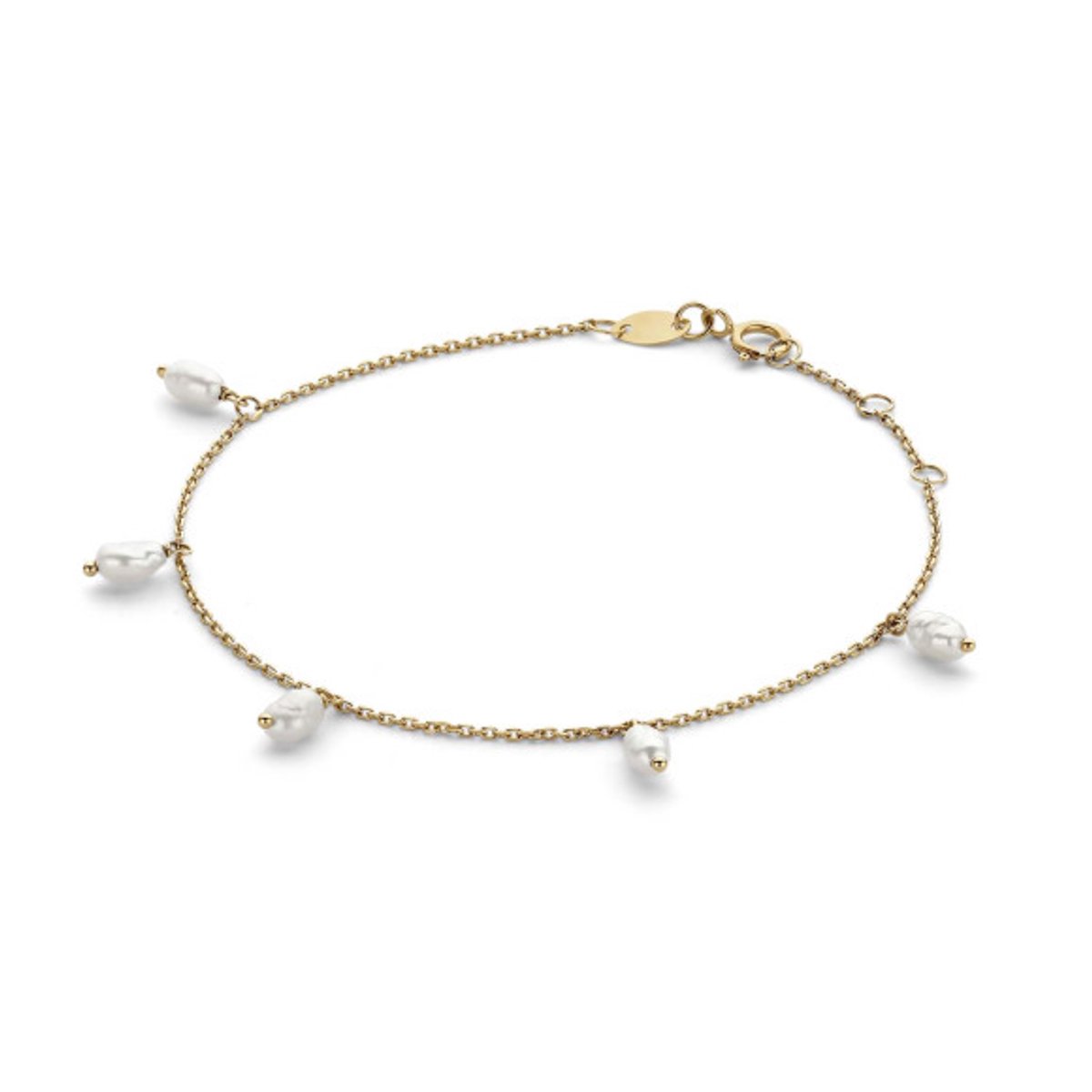 Jackie Pearls of Amalfi Bracelet 14 Karaat Goud 18