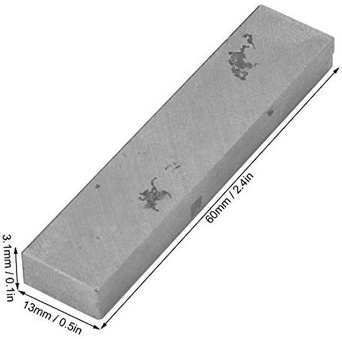 6 Stukken Rectangulaire Magneten - 700-800 MT - Voor Gitaar Pickup