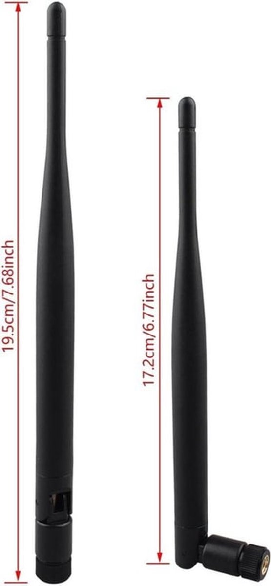 2 Stuks 915MHz NB-IOT Antenne 5dBi SMA Mannelijke connector Omnidirectionele Antenne voor Draadloze Communicatie Videobewaking Router Beveiligingssysteem Smart Home Afstandsbediening
