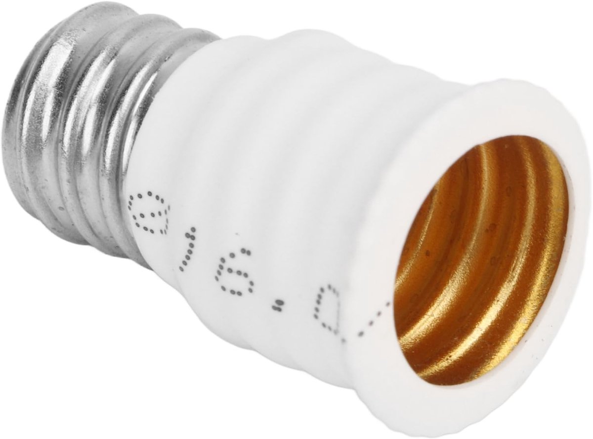 Jhubersproducts - E12 Naar E14 Adapter - Lampadapter - Eenvoudig Te Installeren - Hittebestendig - Isolatiebestendig - 6 Stuks - Geschikt voor Woonkam