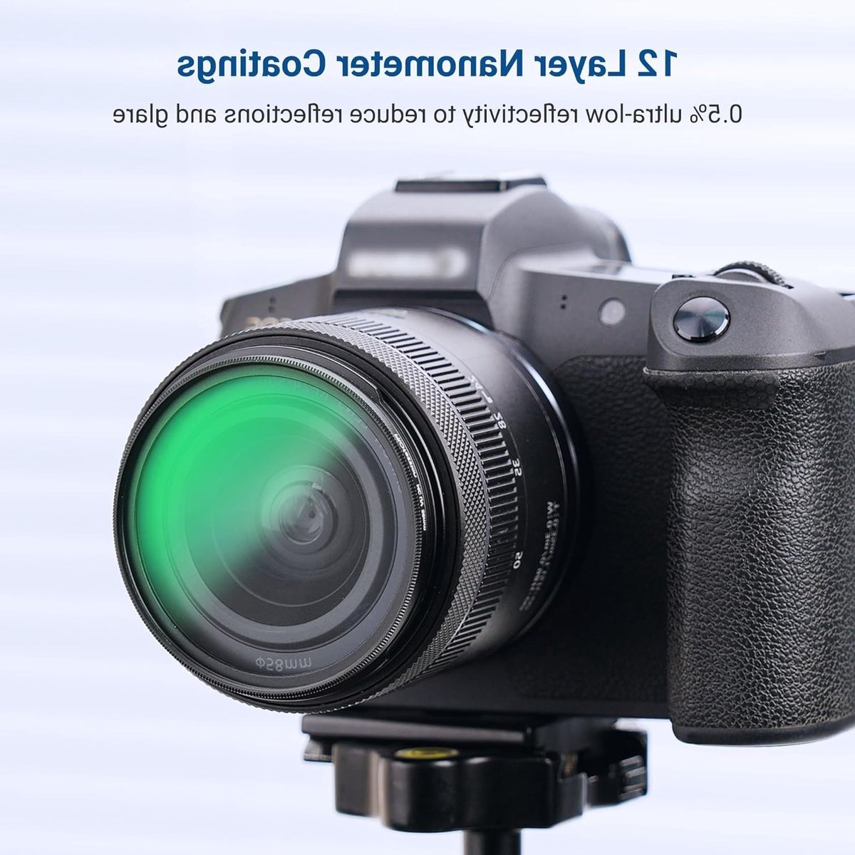 UV Filter 55mm Beschermingsfilter voor Nikon en Sony Camera's met 18-55mm en 28-70mm Lenzen voor Optimale Beeldkwaliteit