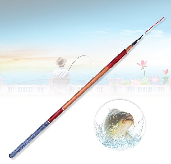 Vlemico - Spinning Hengel - Draagbare telescopische hengel - Stevig en duurzaam - Geschikt voor zoetwatervissen - Perfect voor beekjes en rivieren van Vlemico — afbeelding 4